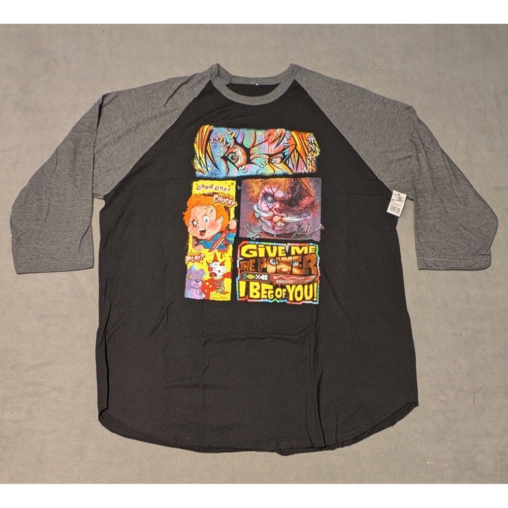 Universal Studios Halloween Horror Nights HHN 2023 Chucky Raglan Shirt 2XL